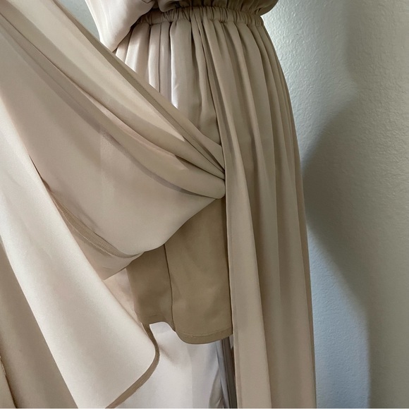 Kendall Light Beige Maxi Dress - Picture 6 of 7